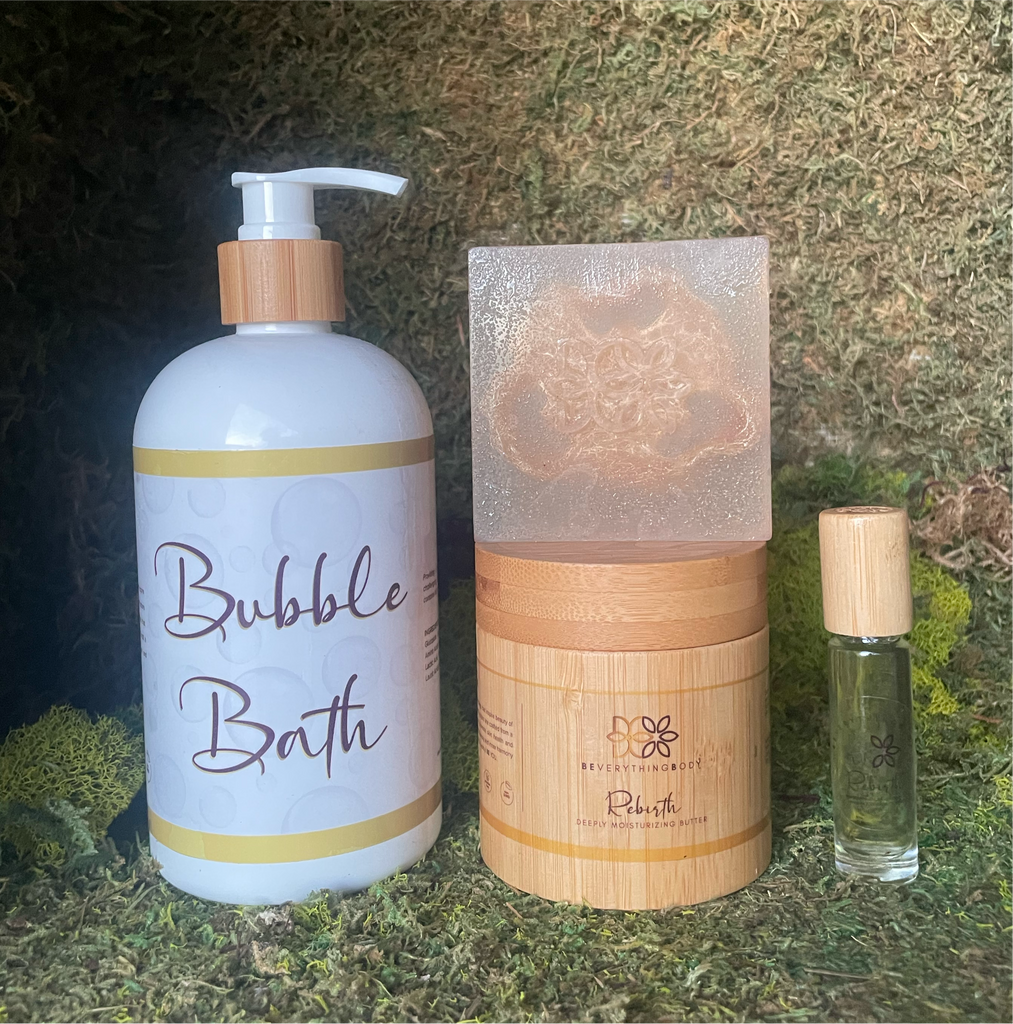 Rebirth- moisturizing, Cleansing, Soak and Fragrance Bundle